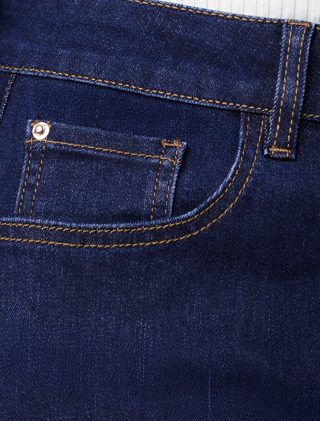 Шорты джинсовые vilatte D58.031 эластичный деним темно-синий  фото 2