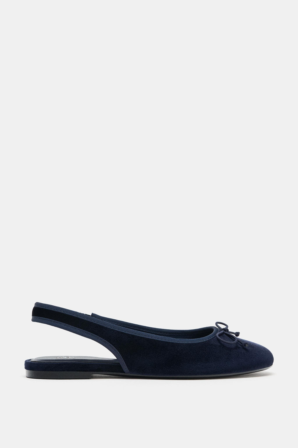 VELVET-EFFECT SLINGBACK BALLET FLATS - Zara фото 10