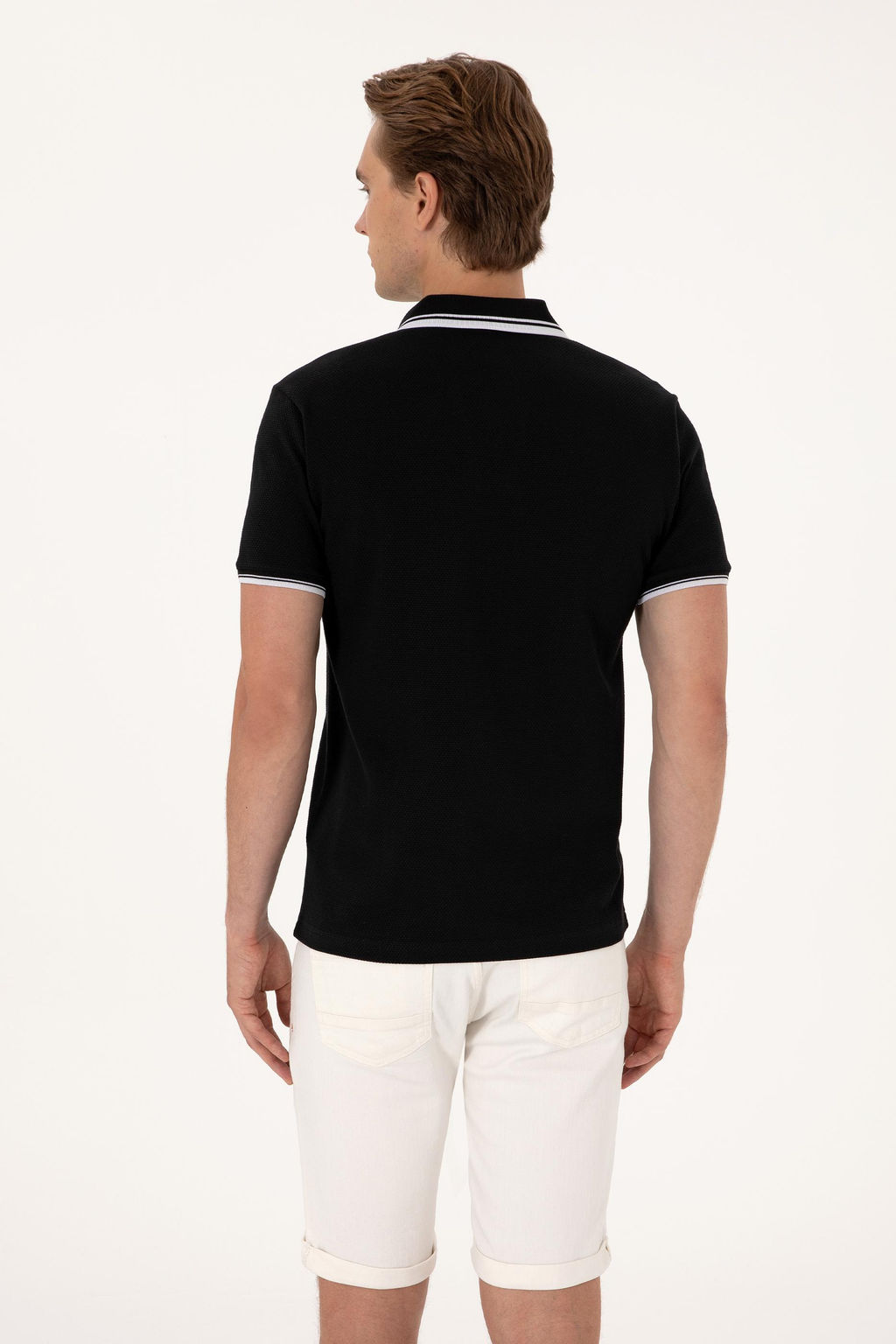 Erkek Slim Fit Siyah Polo Yaka Ti__rt Sepette S_rpriz _ndirim - U.s. polo assn фото 5