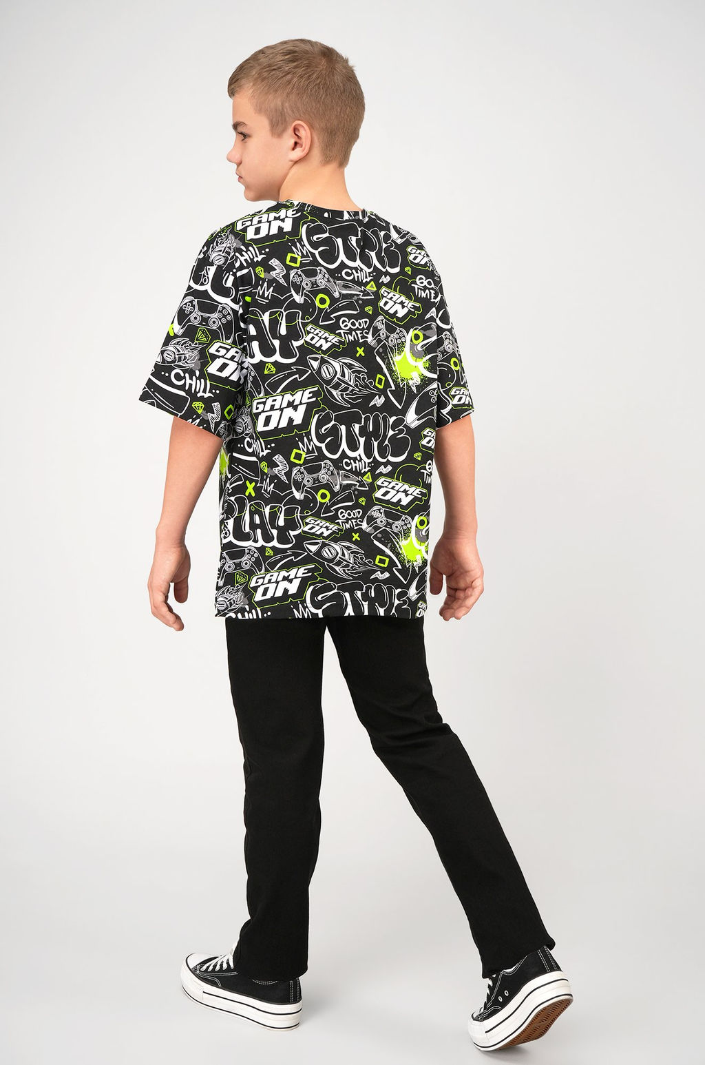 Детская футболка оверсайз Happyfox