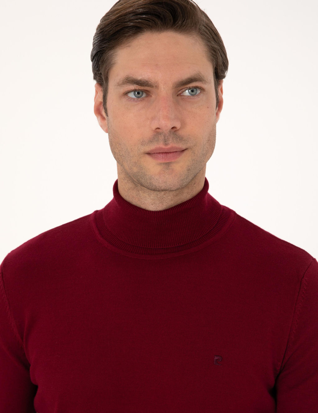 Vi_ne Slim Fit Bal_k__ Yaka Basic Triko Kazak - Pierre cardin фото 2