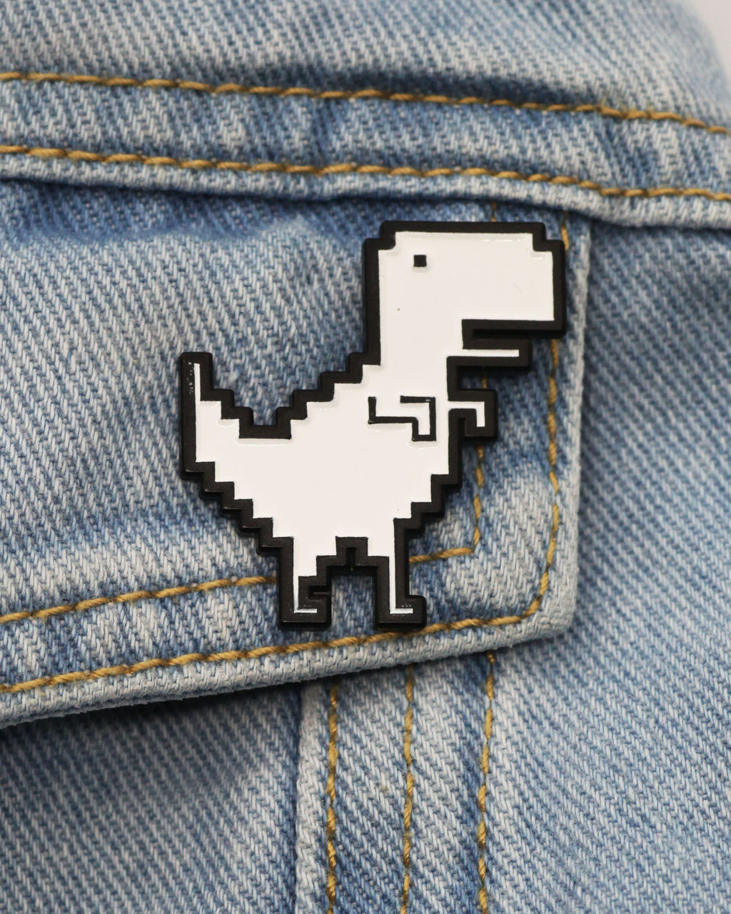 Металлический значок Дино T-Rex Game