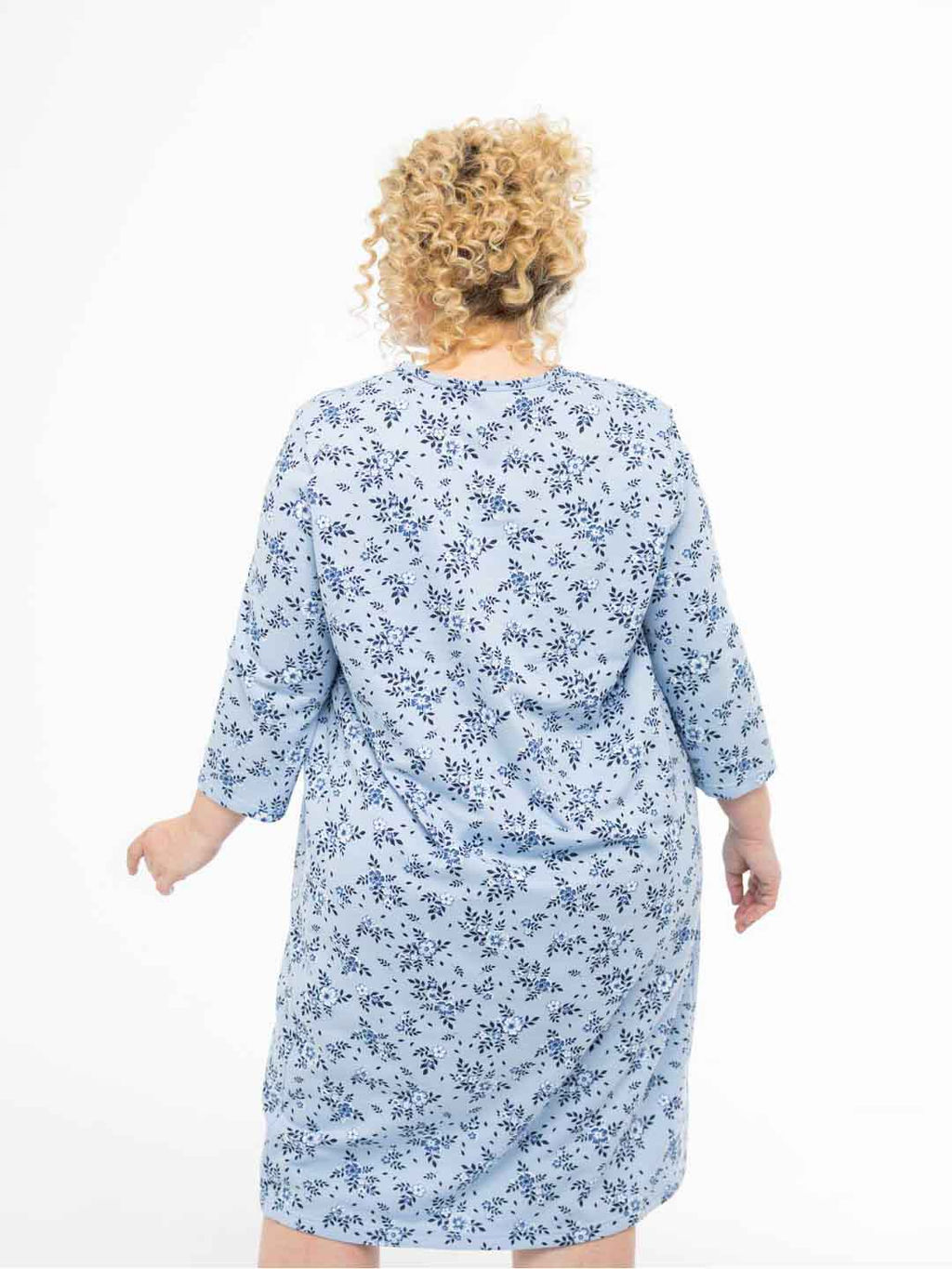 Ночная сорочка женская, цвет голубой