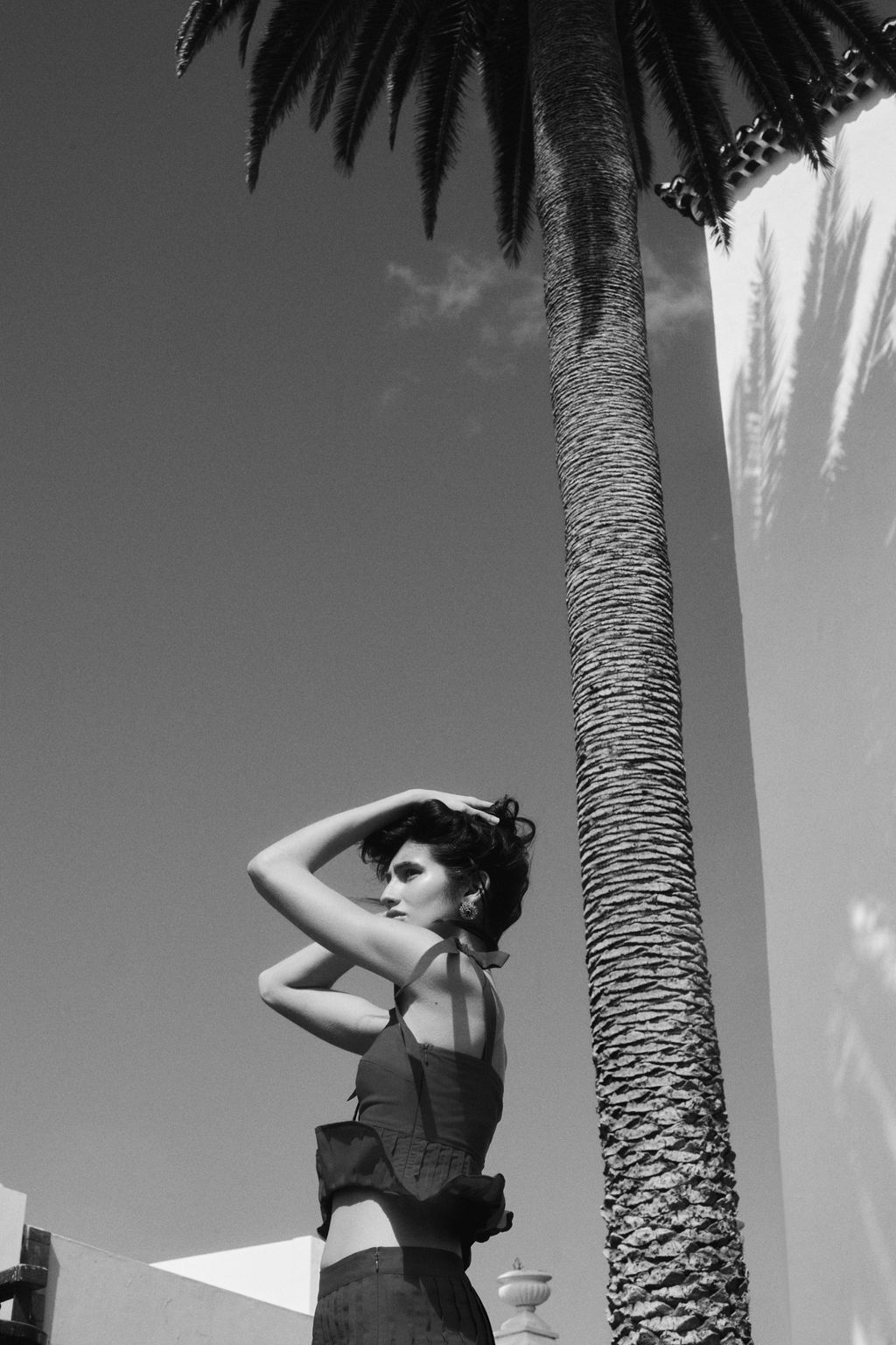 Top en mezcla de lino con tirantes de lazo - H&m фото 3