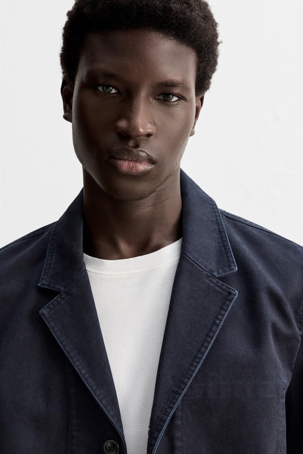 WASHED COTTON BLAZER - Zara фото 5