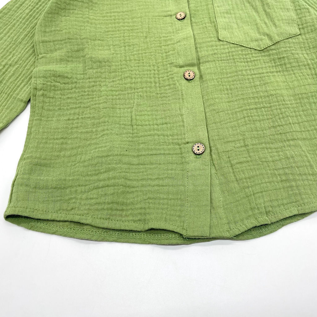 Детская рубашка из муслина GASTON, Белый - Caimano фото 24