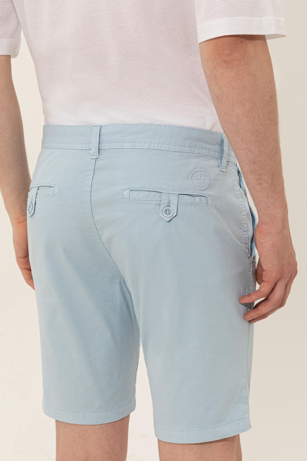 U. S. Polo Assn Мужские голубые тканые шорты - U.s. polo assn фото 6