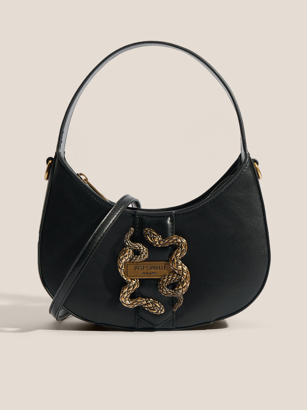 Женская сумка с ручкой JUST CAVALLI ICONIC SNAKES Артикул 4450752, черный