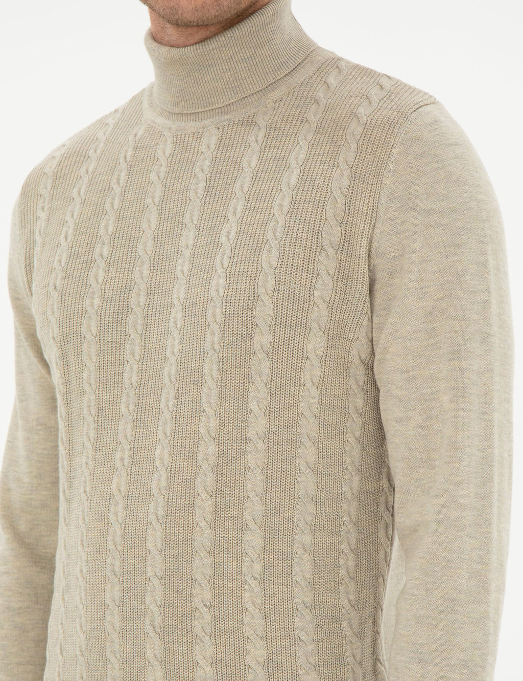 Kum Melanj Slim Fit Kazak