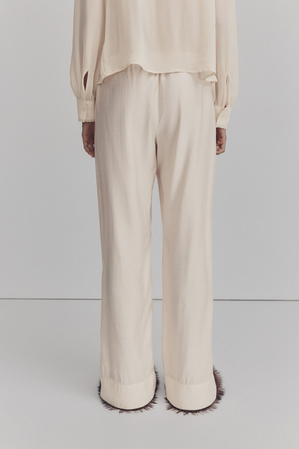 Pantal?n con cord?n de ajuste - H&m фото 7