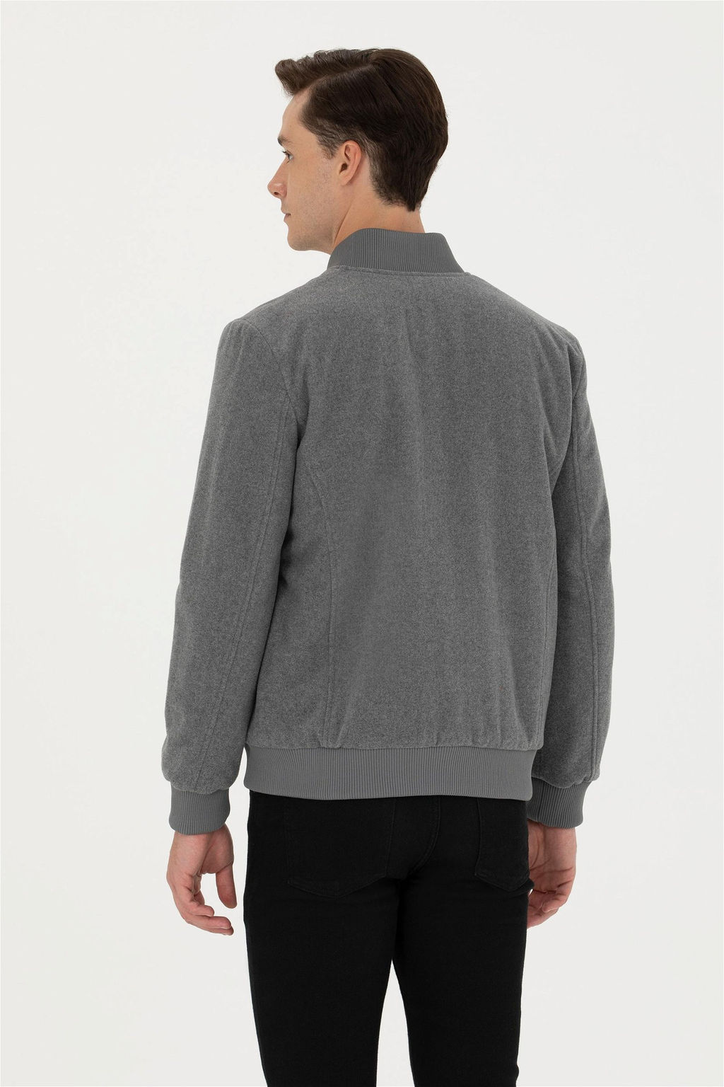 U. S. Polo Assn / Мужское пальто антрацитового цвета - U.s. polo assn фото 5