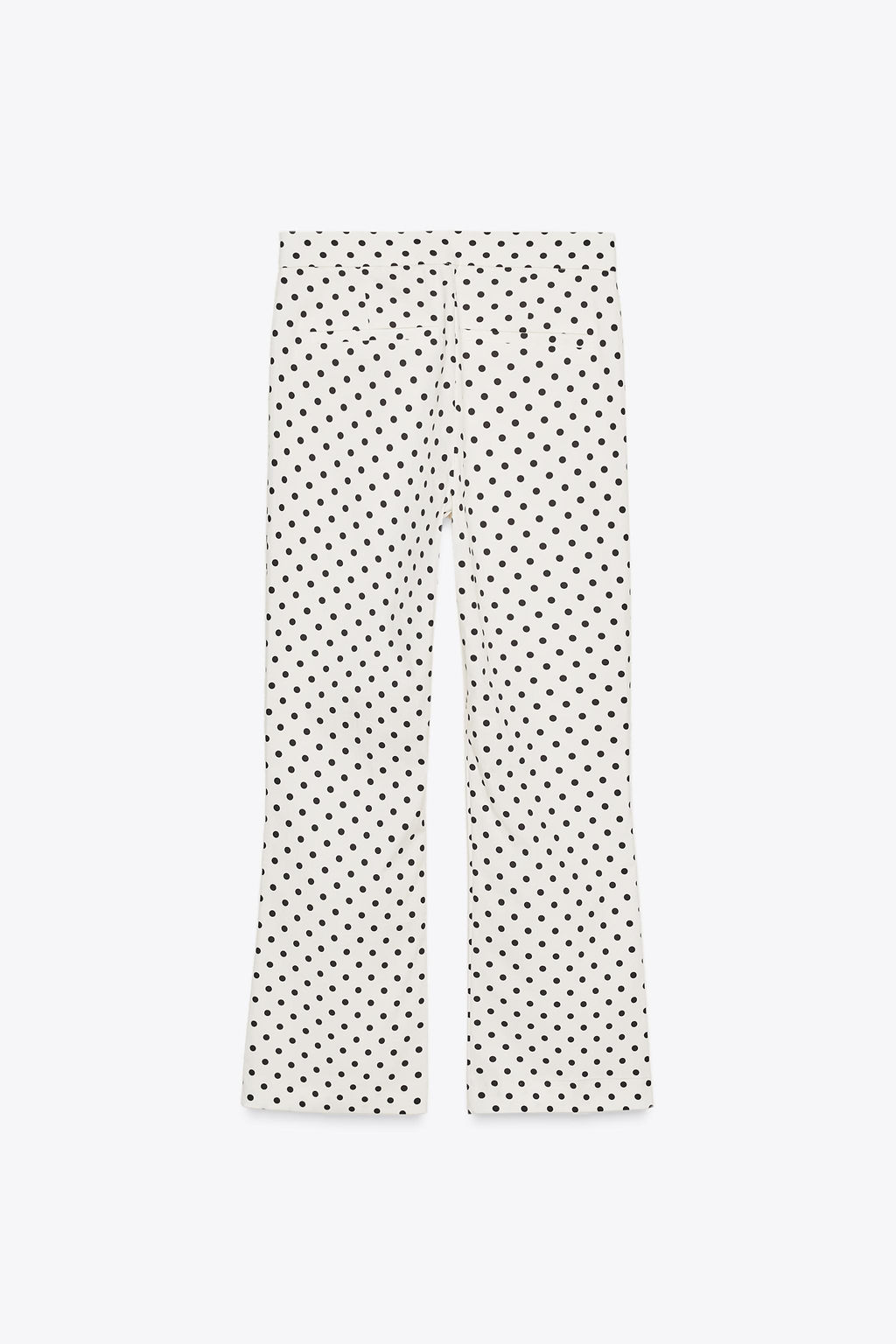 POLKA DOT MINI FLARE TROUSERS