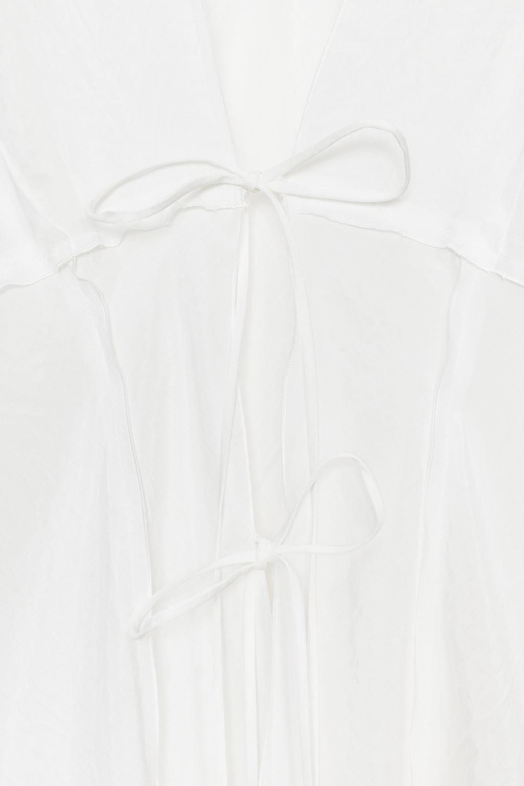 ZW COLLECTION BLOUSE WITH TIES - Zara фото 13