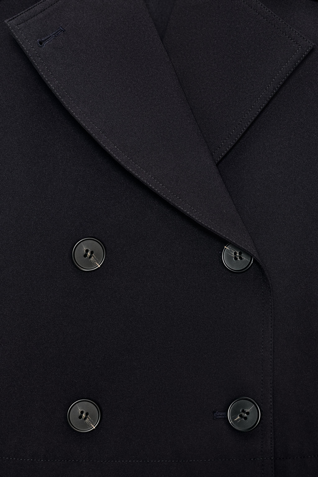 TRENCH CRUZADA CORTA / Marino - Zara фото 8