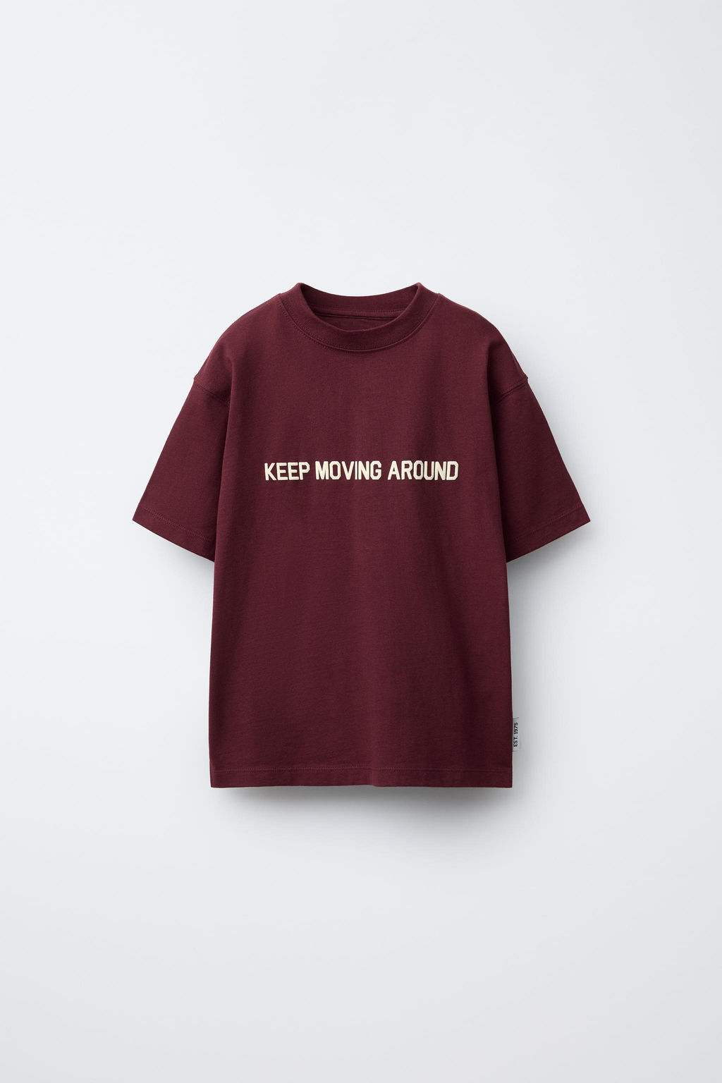 VARSITY RAISED SLOGAN T-SHIRT