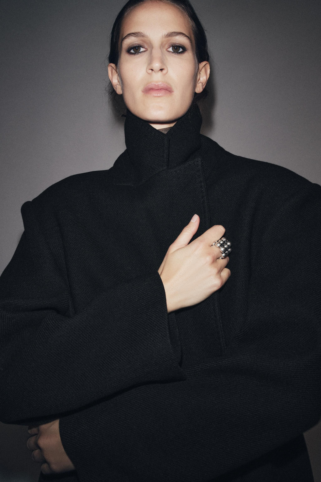 WOOL BLEND COAT ZW COLLECTION - Zara фото 7