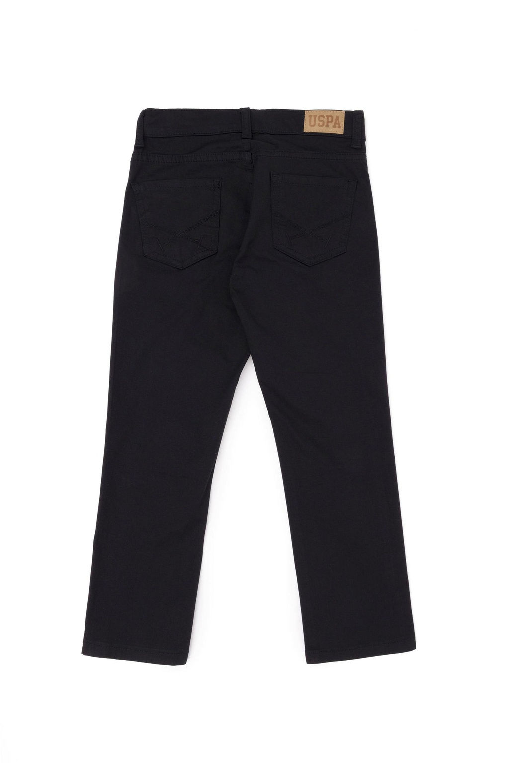 Черные брюки из плотной ткани для мальчика - U.s. polo assn фото 3