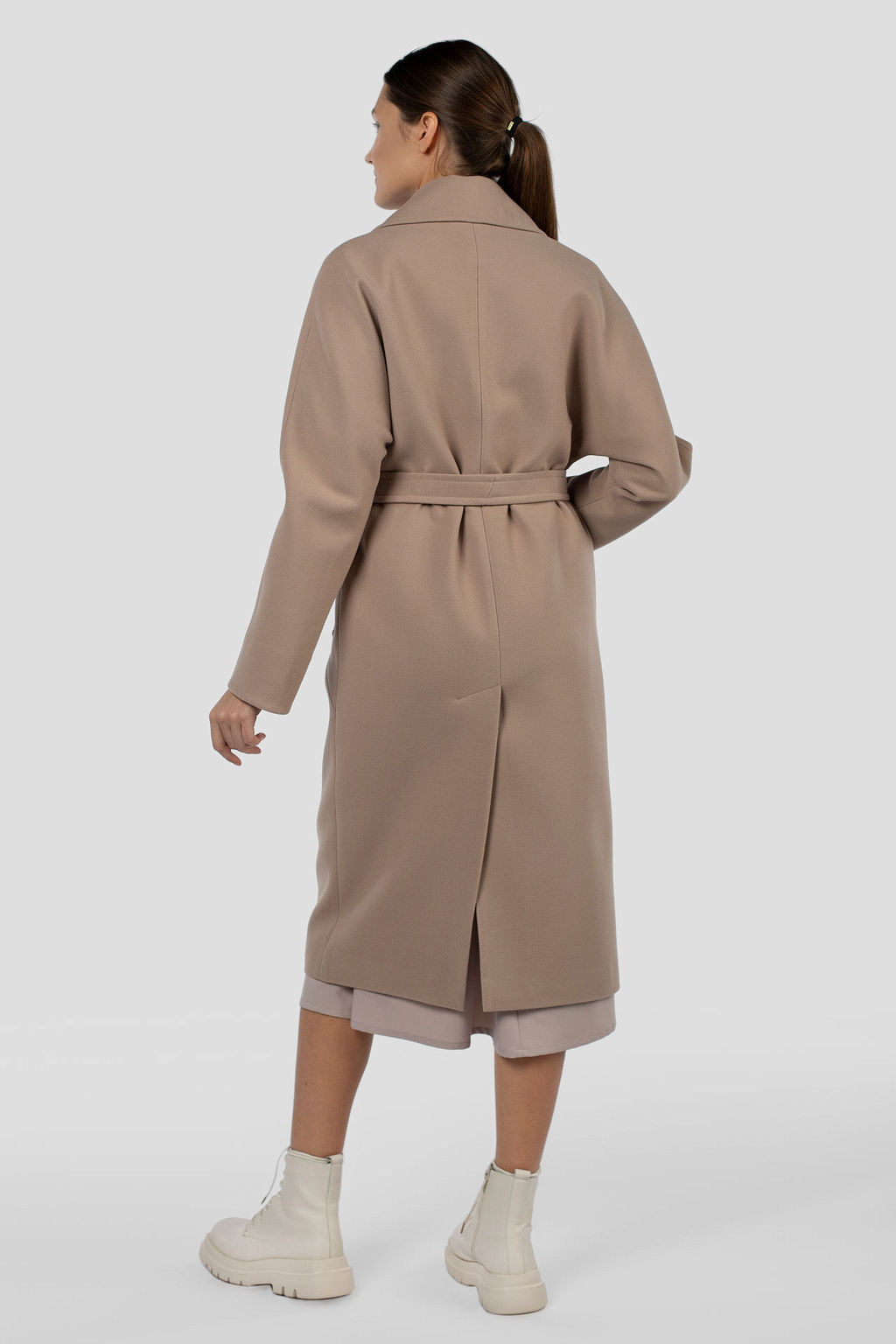 Пальто женское демисезонное (пояс) - El podio фото 11