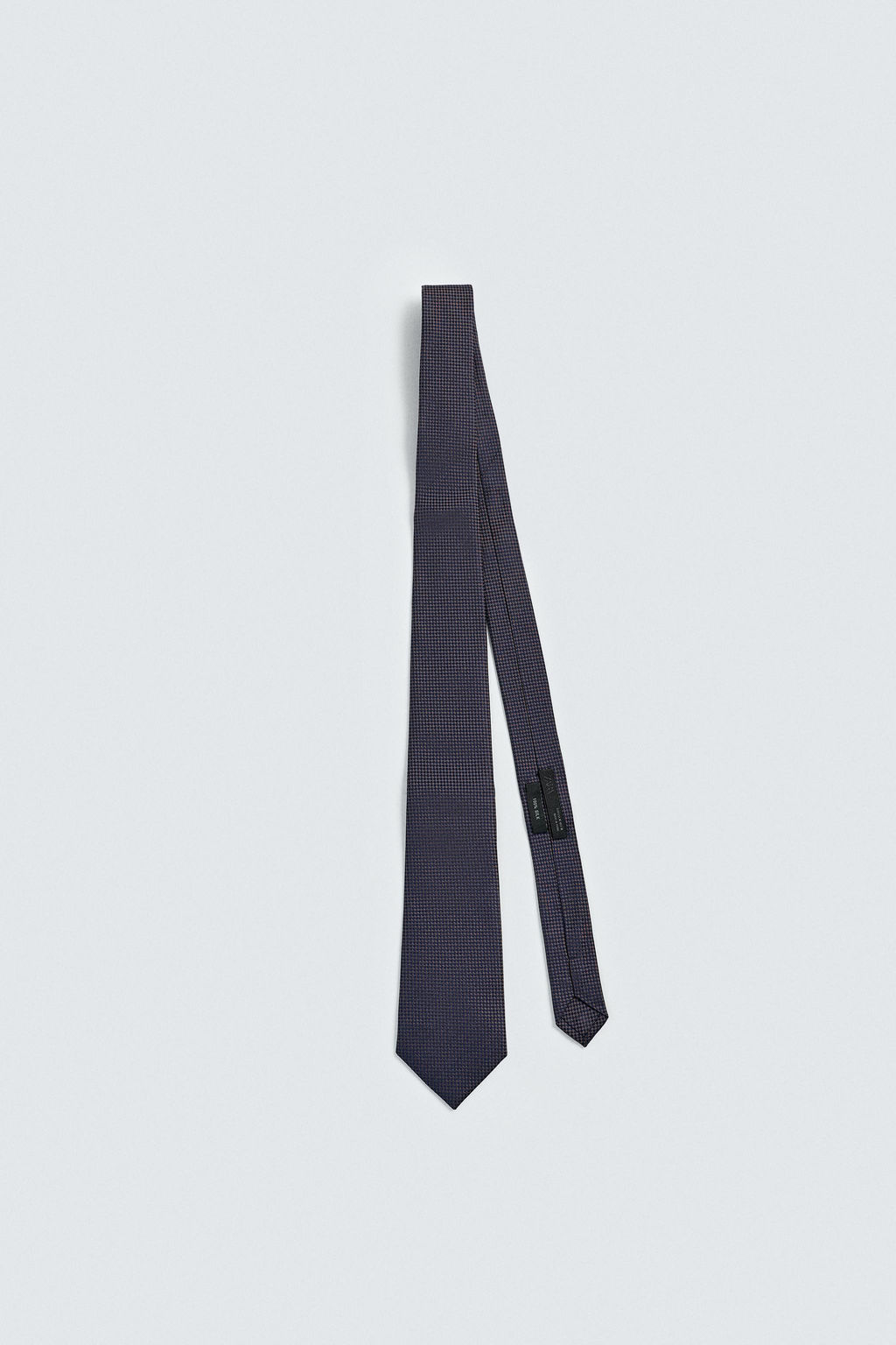 CORBATA 100% SEDA JACQUARD CUADROS / Marr?n-Azul - Zara фото 3