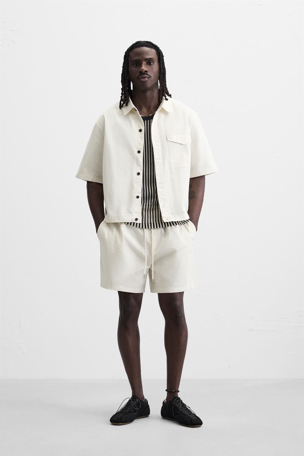 WASHED RELAXED FIT BERMUDA SHORTS