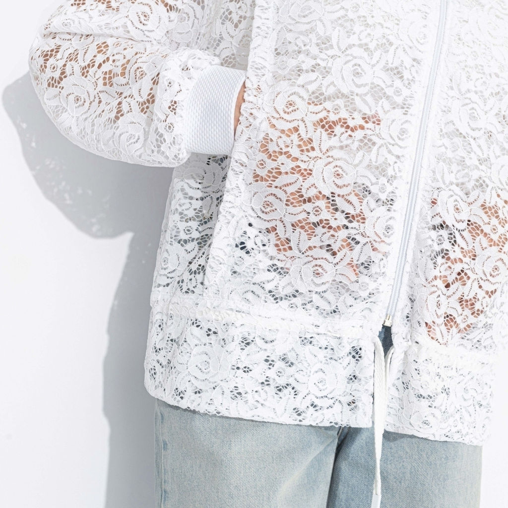 Бомбер кружевной, Эпичный шик (white) - Charutti фото 3