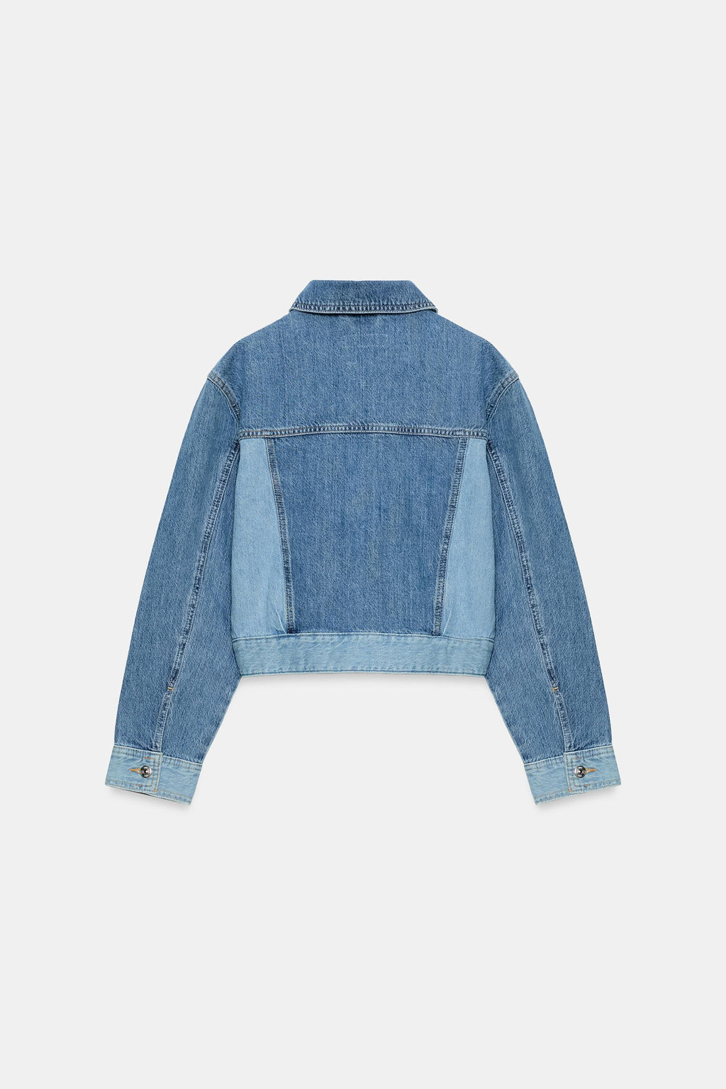 CAZADORA Z1975 CORTA COMBINADA DENIM / Azul medio - Zara фото 7