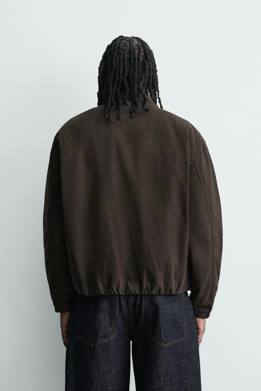 CROPPED FIT JACKET WITH FIREMAN CLASP - Zara фото 12