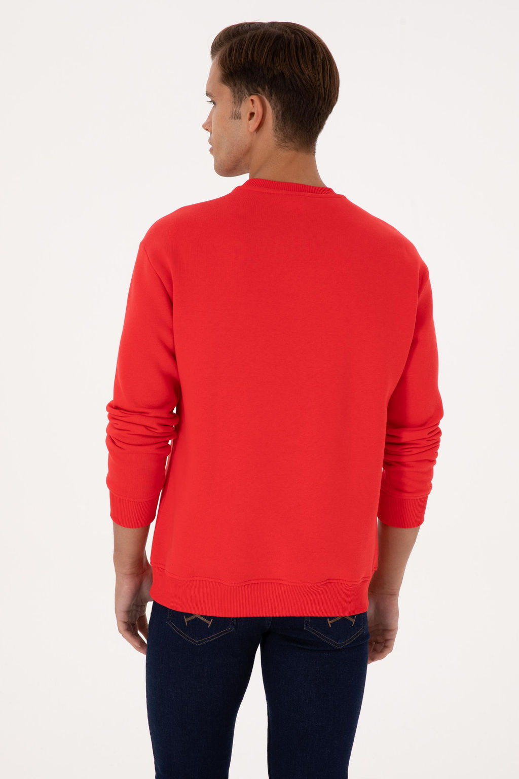 Erkek K_rm_z_ Basic Sweatshirt - U.s. polo assn фото 5