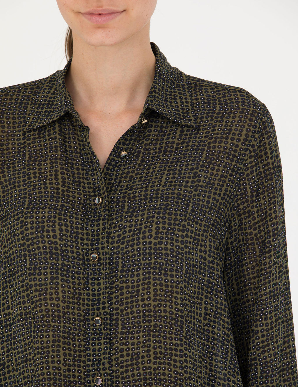 Kahverengi Comfort Fit Uzun Kollu G_mlek - Pierre cardin фото 7