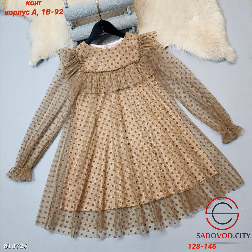 Платье для девочки с принтом