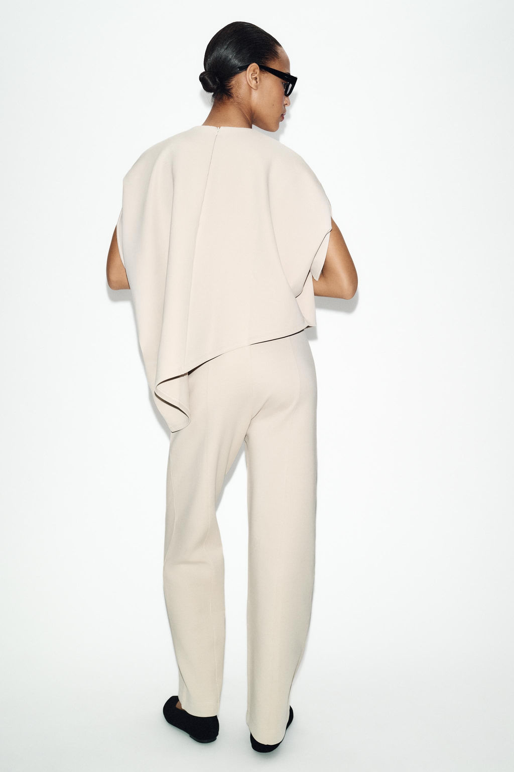INTERLOCK STRAIGHT-LEG TROUSERS - Zara фото 5