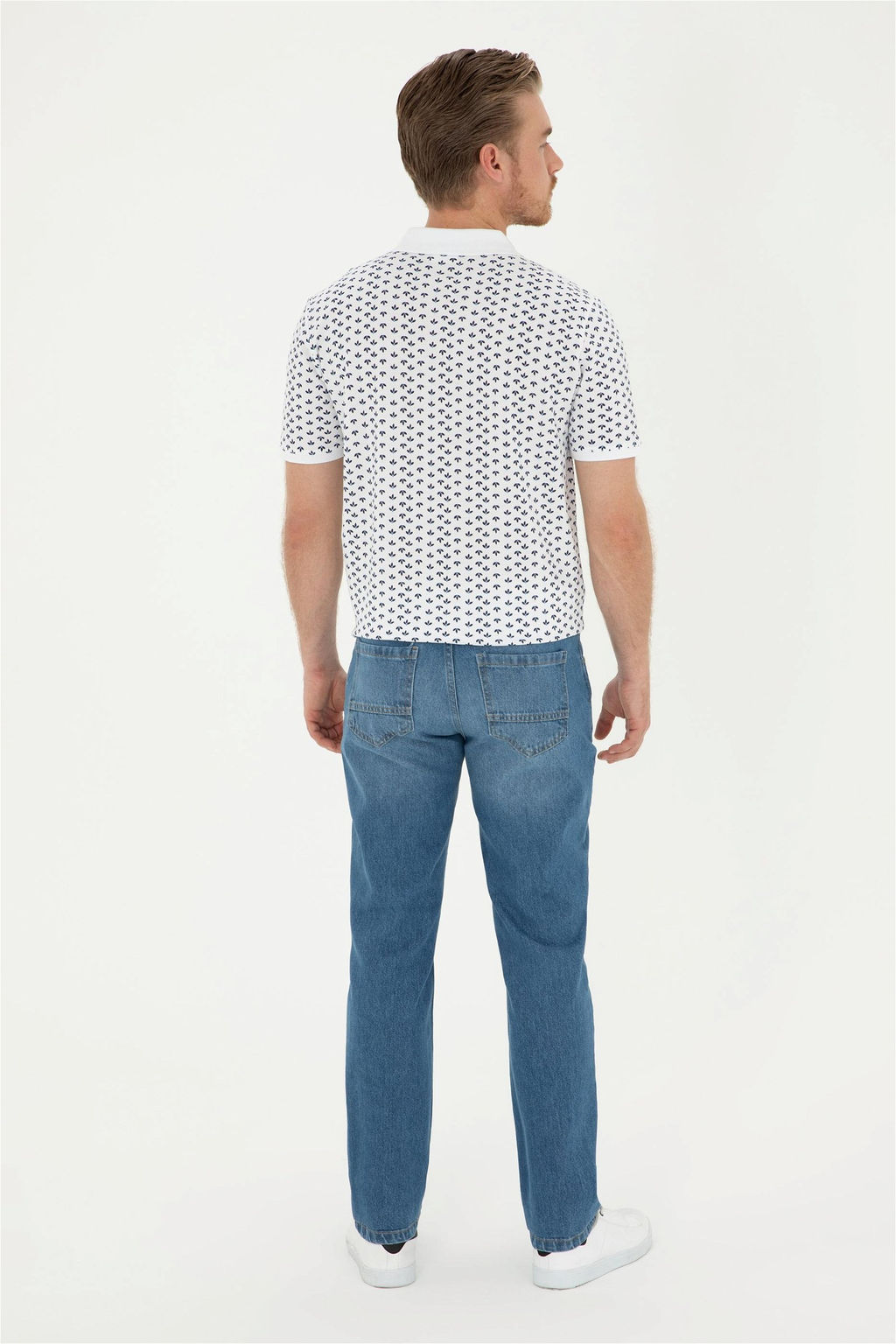 U. S. Polo Assn / Мужские голубые джинсовые брюки - U.s. polo assn фото 4