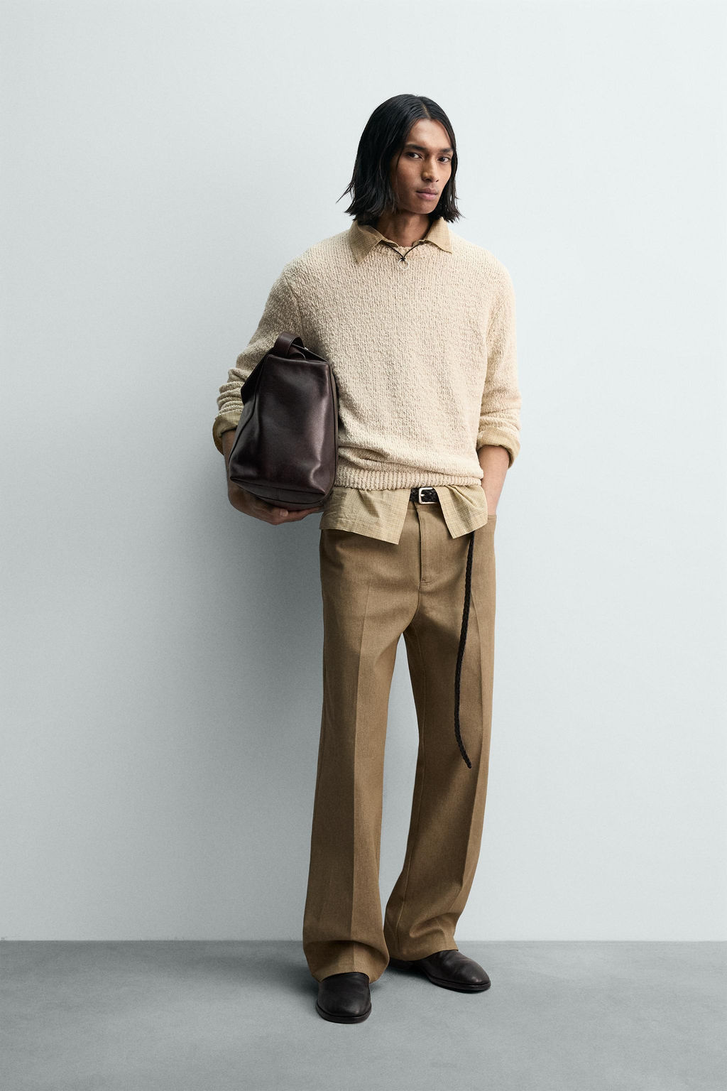 LIMITED EDITION STRAIGHT-LEG TROUSERS - Zara фото 11