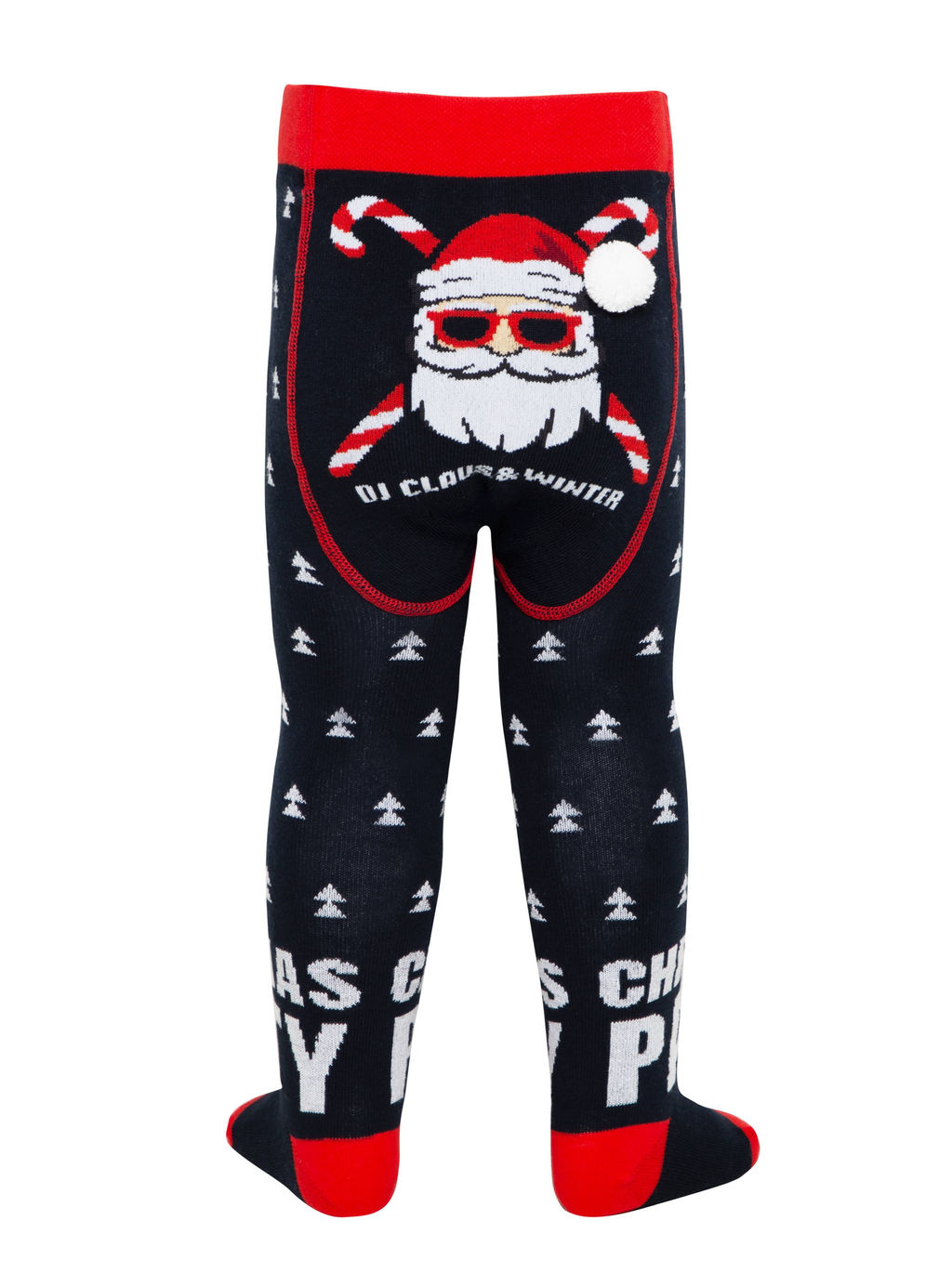CONTE-KIDS Колготки детские новогодние т.синий