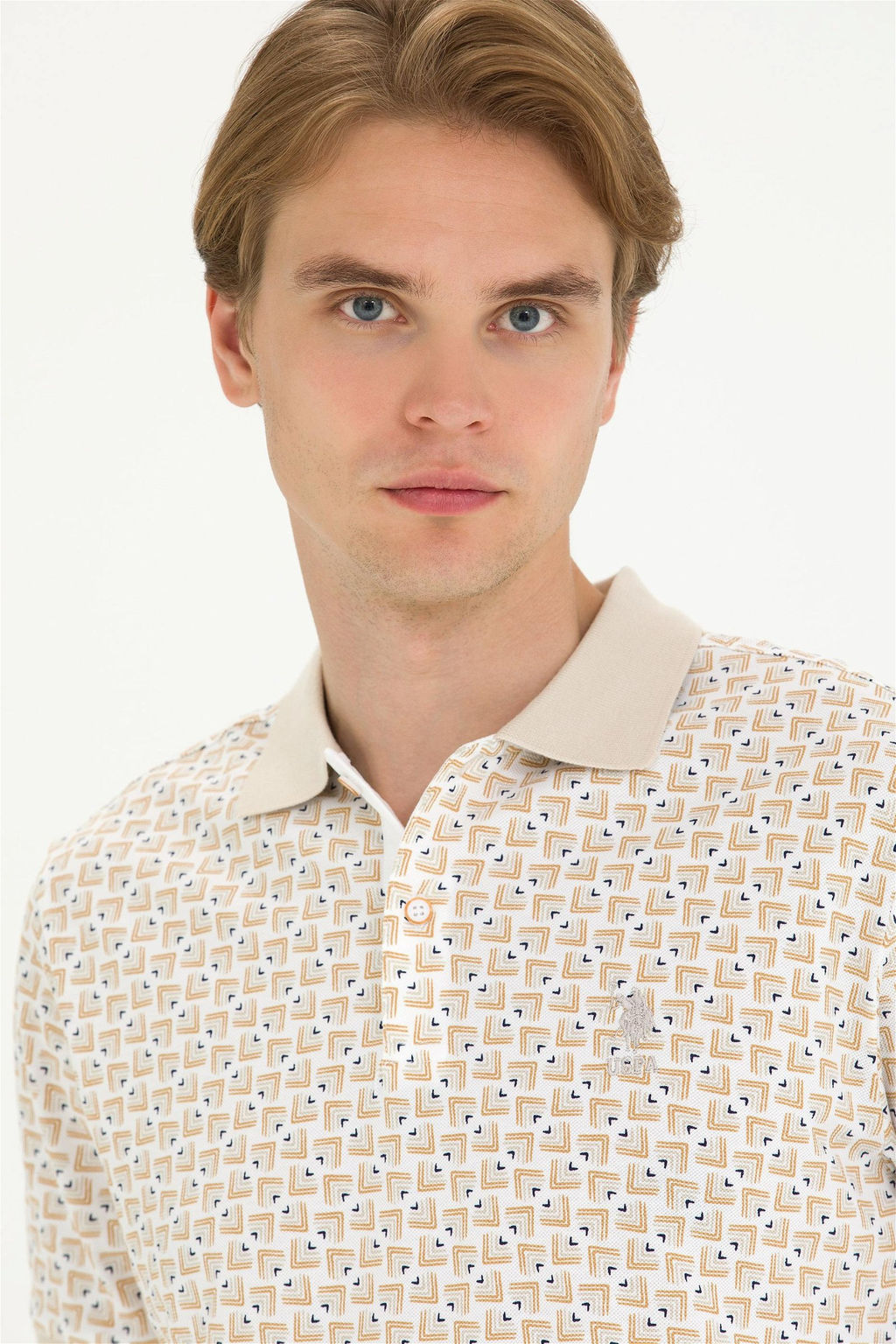 Мужская футболка с воротником-поло Stone - U.s. polo assn фото 2