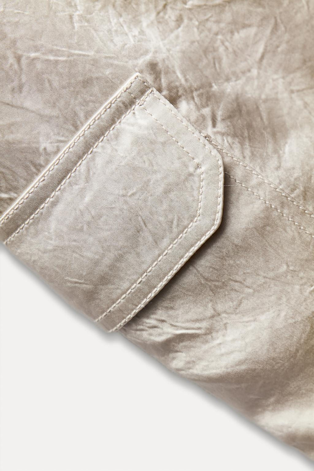 SATIN CARGO TROUSERS ZW COLLECTION - Zara фото 5