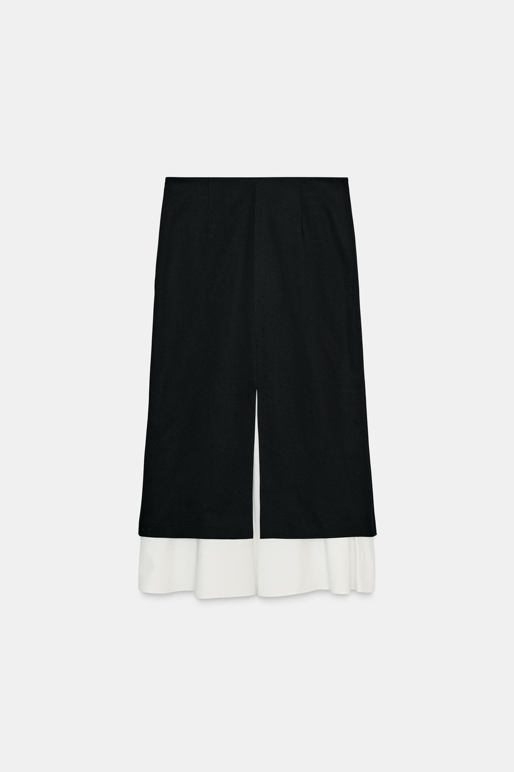 ZW COLLECTION CONTRAST SKIRT - Zara фото 6
