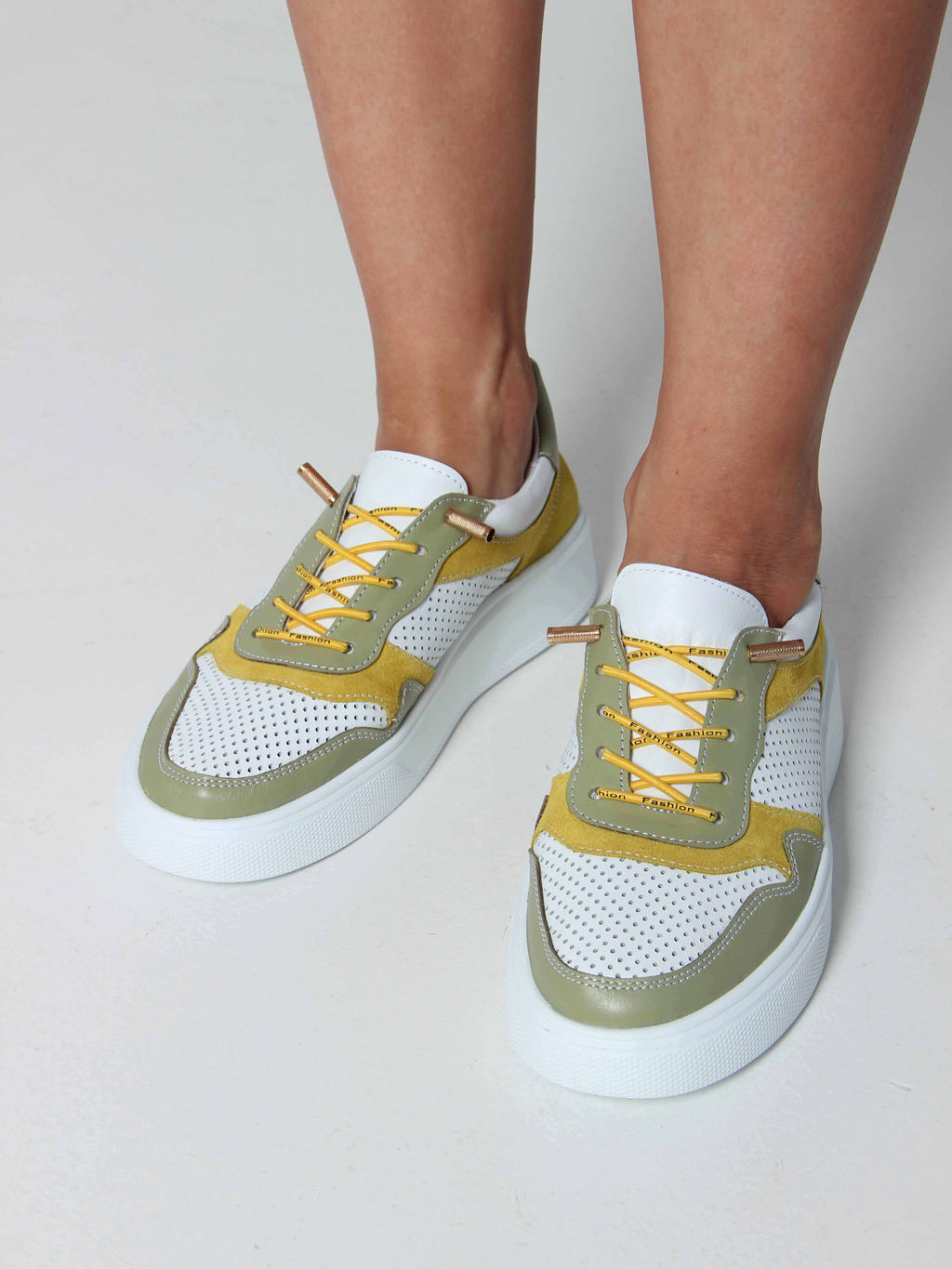 Кеды EDART 149.LusiR2 w. Авокадо желтый - Ed'art фото 8