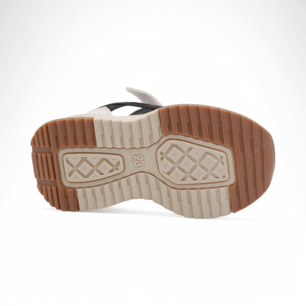 Кроссовки 2381 бежевые - Sport фото 3