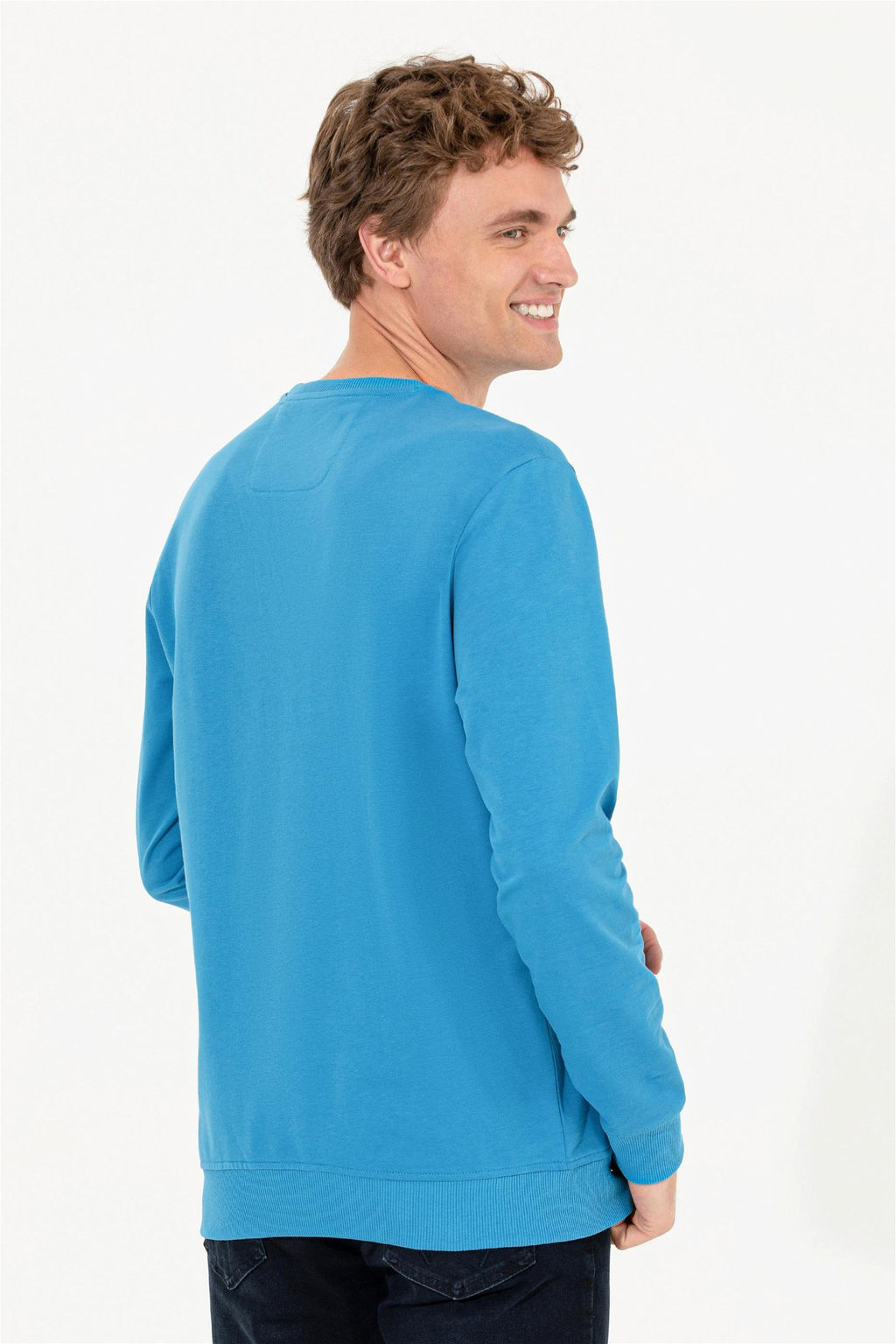 Мужской кобальтово-синий свитшот Неожиданная скидка в корзине - U.s. polo assn фото 5