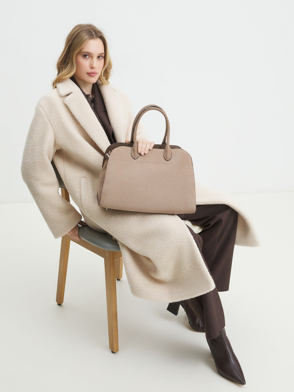 Женский тоут TENDANCE Артикул 4247921, серо-бежевый фото 6