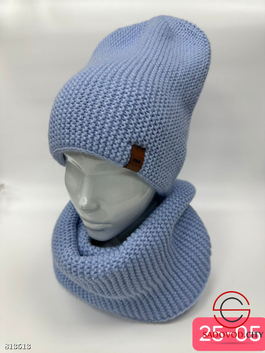 Комплект шапка + хомут женский - Bruno фото 7