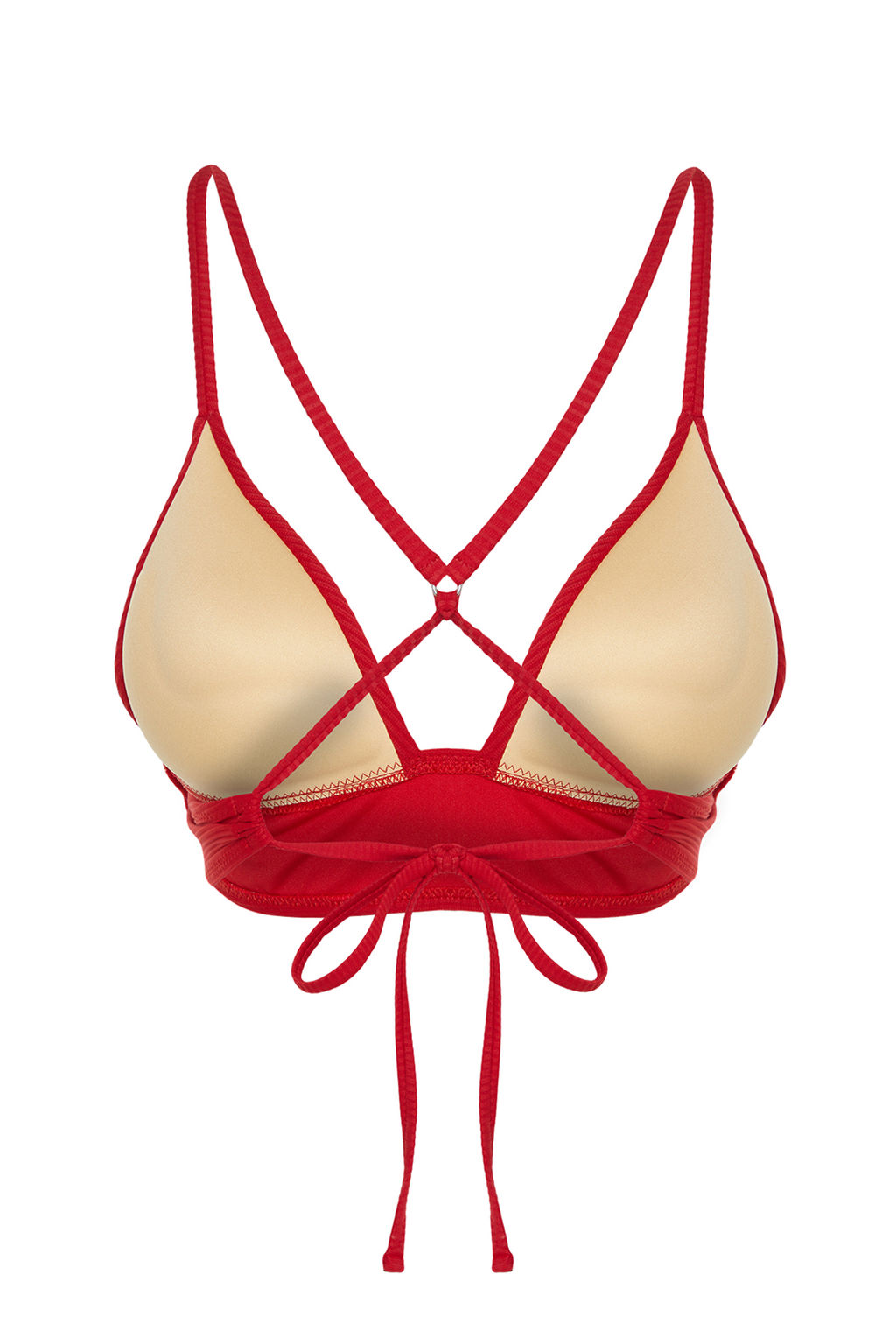 TRENDYOLMILLA Turuncu Ucgen Push Up Dokulu Bikini Ustu TBESS21BU0010  фото 42