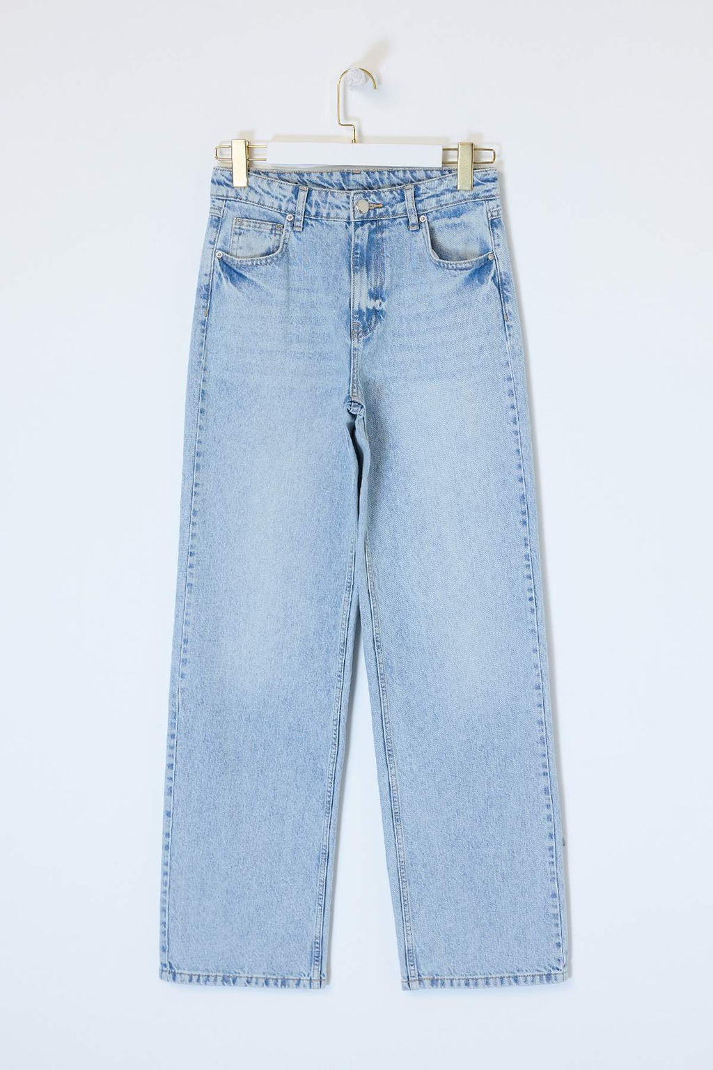 Mavi Yuksek Bel Straight/Duz Kesim %100 PamukluJeans TWOSS26JE00177 - Trendyolmilla фото 5