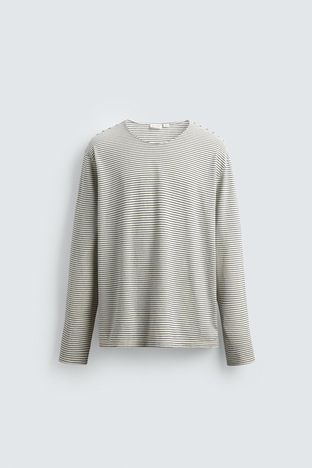 STRIPED JACQUARD T-SHIRT - Zara фото 7
