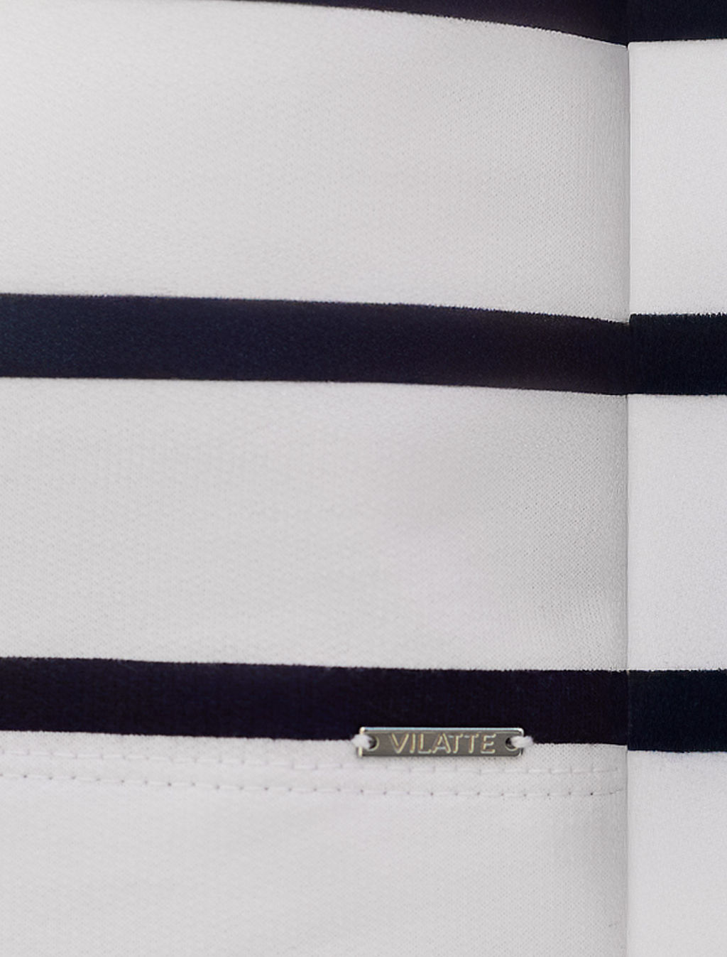 VILATTE / Свитшот из эластичного футера двухнитки  фото 2