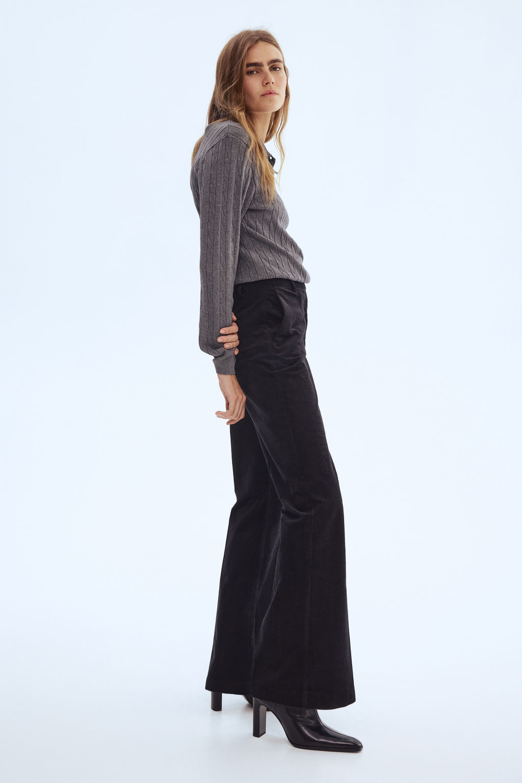 Pantal?n bootcut de pana - H&m фото 4