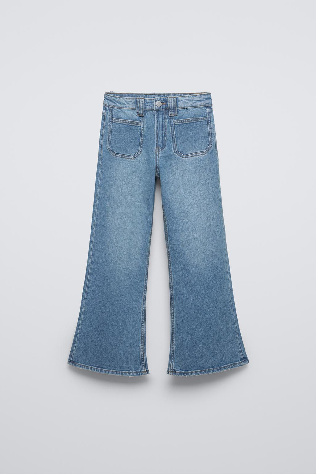 FLARED JEANS WITH POCKETS - Zara фото 4