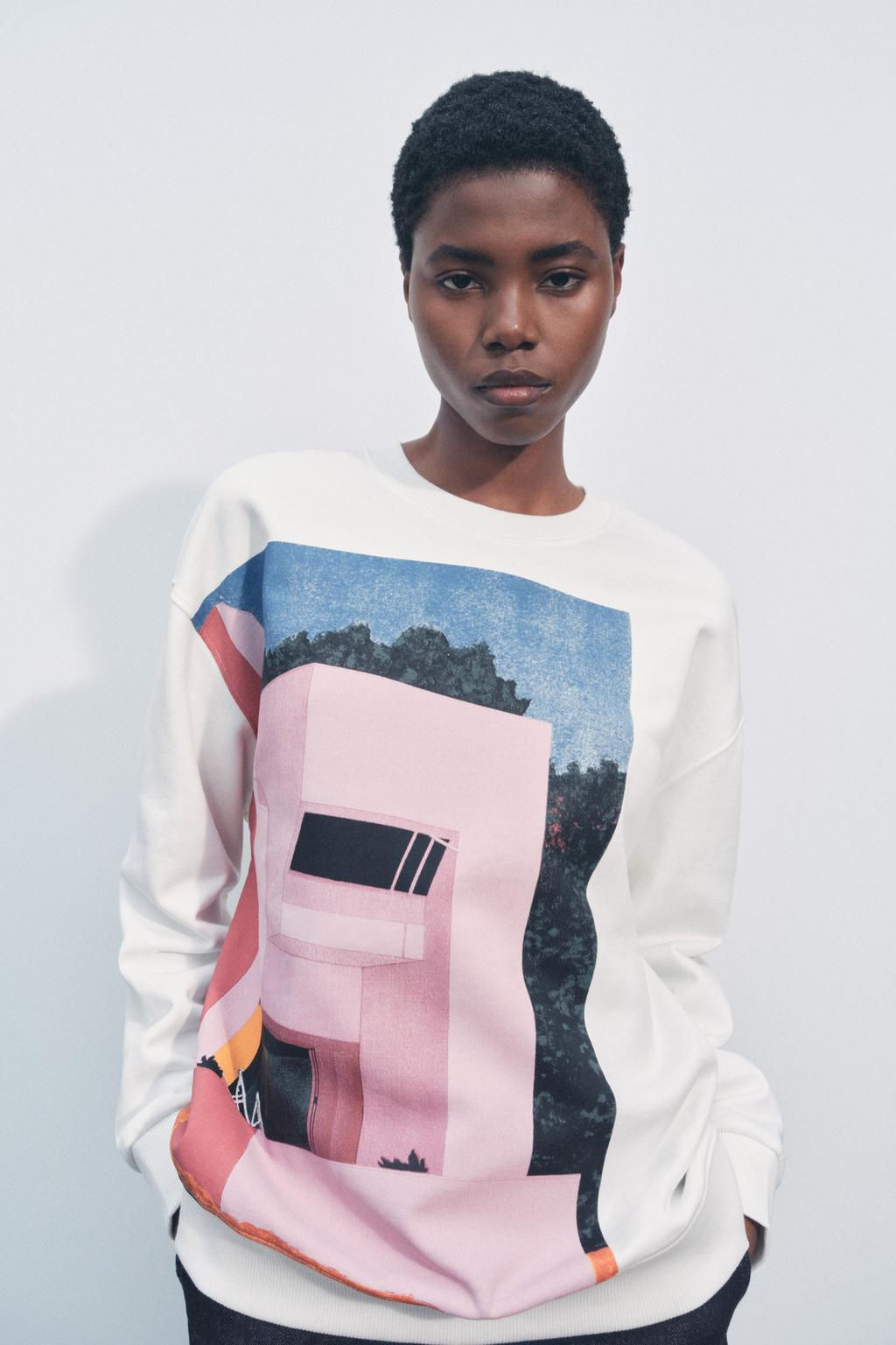 ALBERT FLORENT PRINT SWEATSHIRT - Zara фото 2