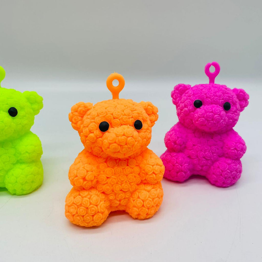 Мякиш антистресс Медведь роза 12 шт в уп - Storyland фото 9